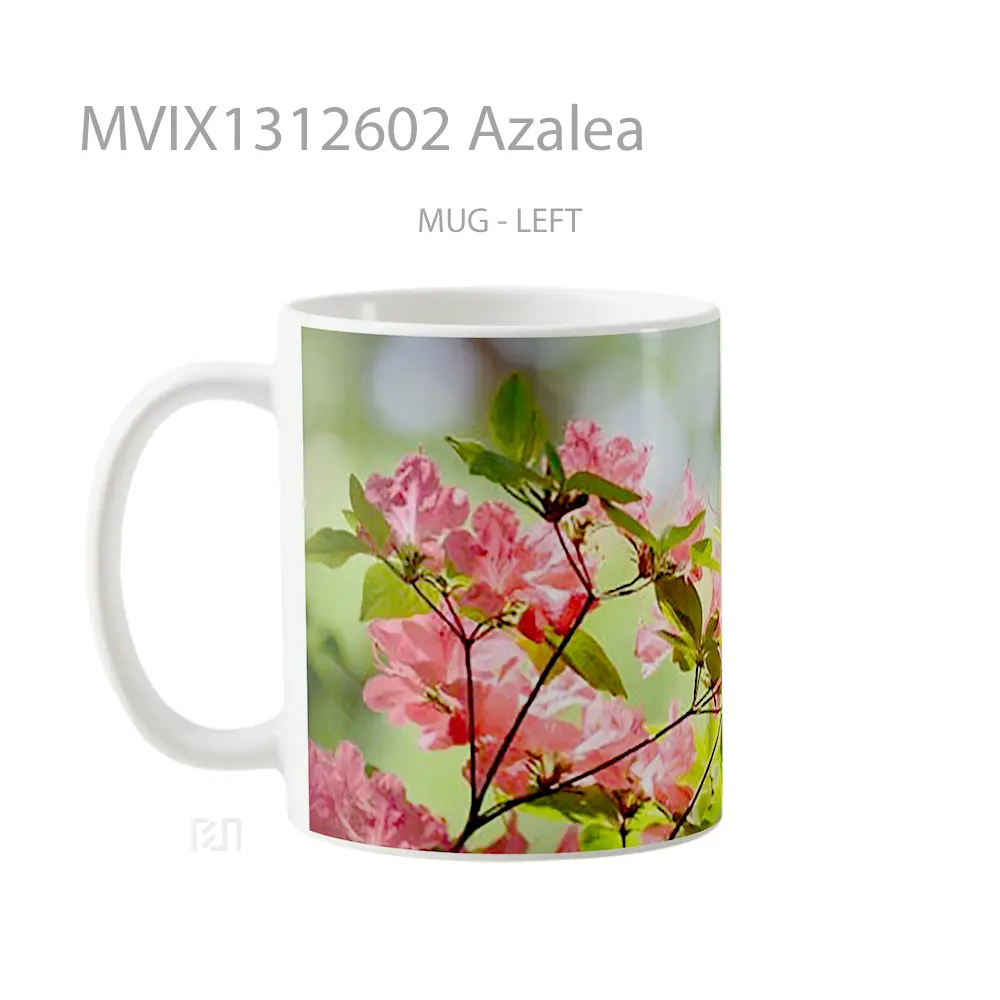Mug Azalea Gelas Keramik Unik - All-side / Desain
