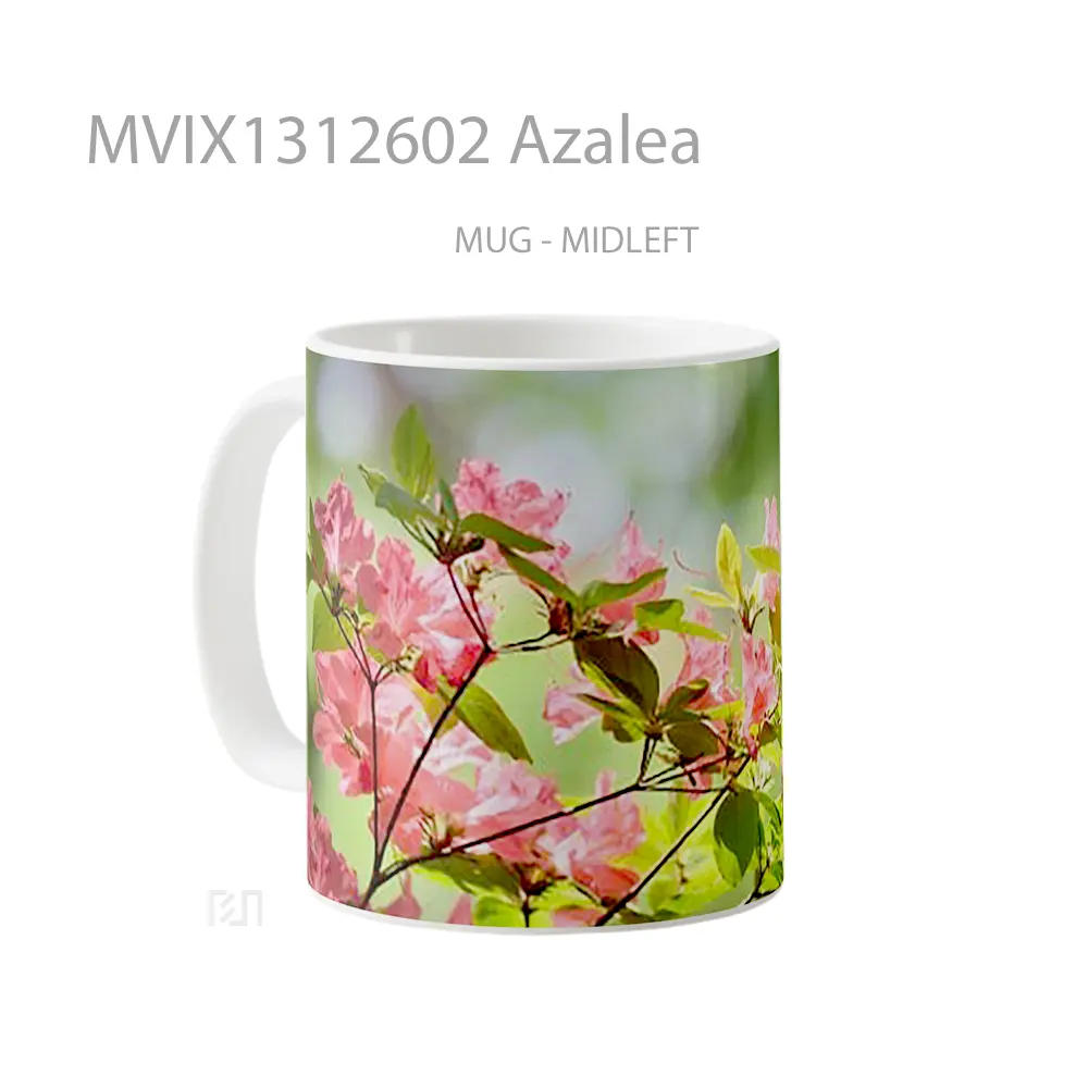 Mug Azalea Gelas Keramik Unik - All-side / Desain