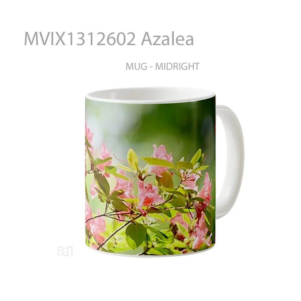 Mug Azalea Gelas Keramik Unik - All-side / Desain