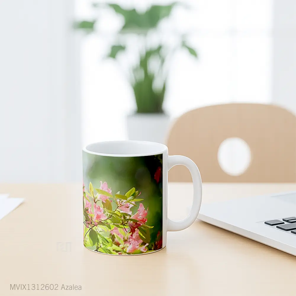 Mug Azalea Gelas Keramik Unik - All-side / Desain