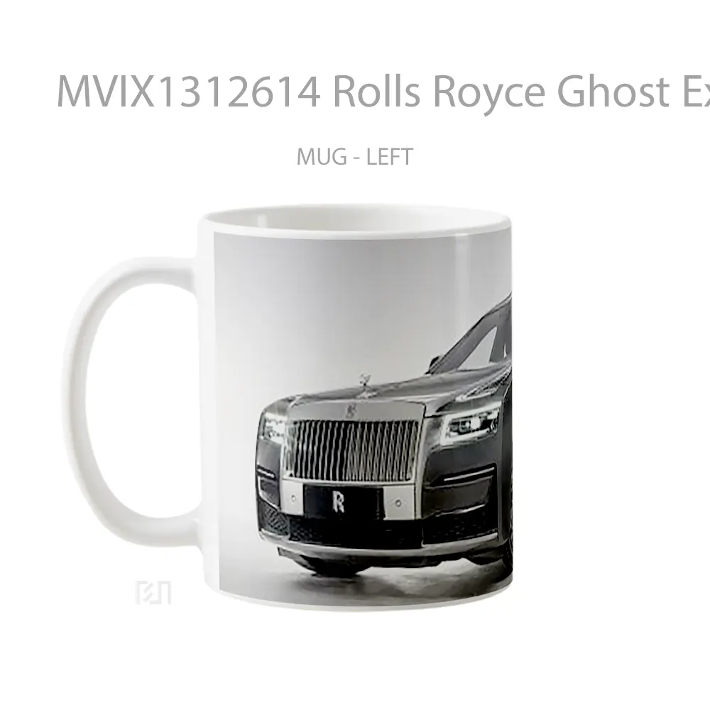 Mug Rolls Royce Ghost Extended Urban Santuary Cangkir Mobil - All-side / Desain