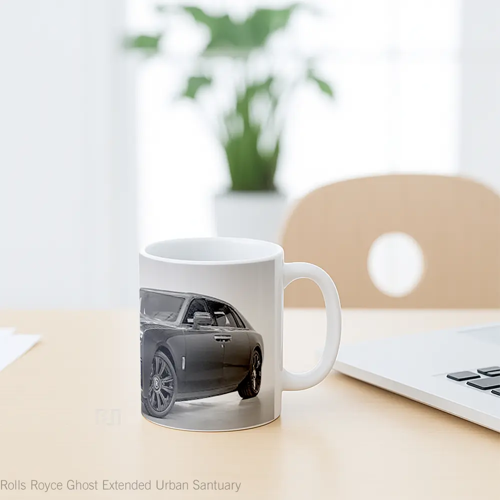 Mug Rolls Royce Ghost Extended Urban Santuary Cangkir Mobil - All-side / Desain