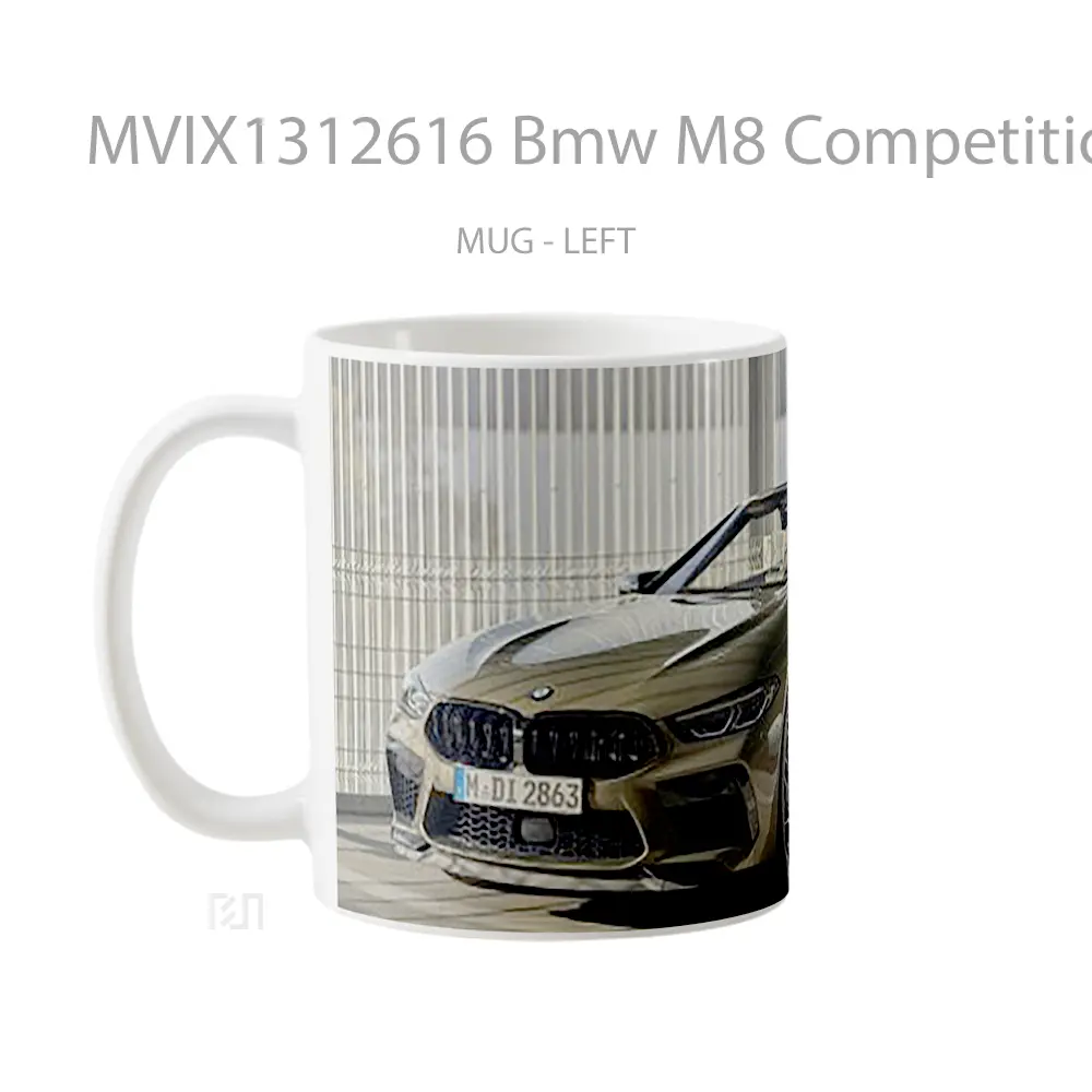 Mug Bmw M8 Competition Cabrio 2022 Cangkir Mobil - All-side / Desain