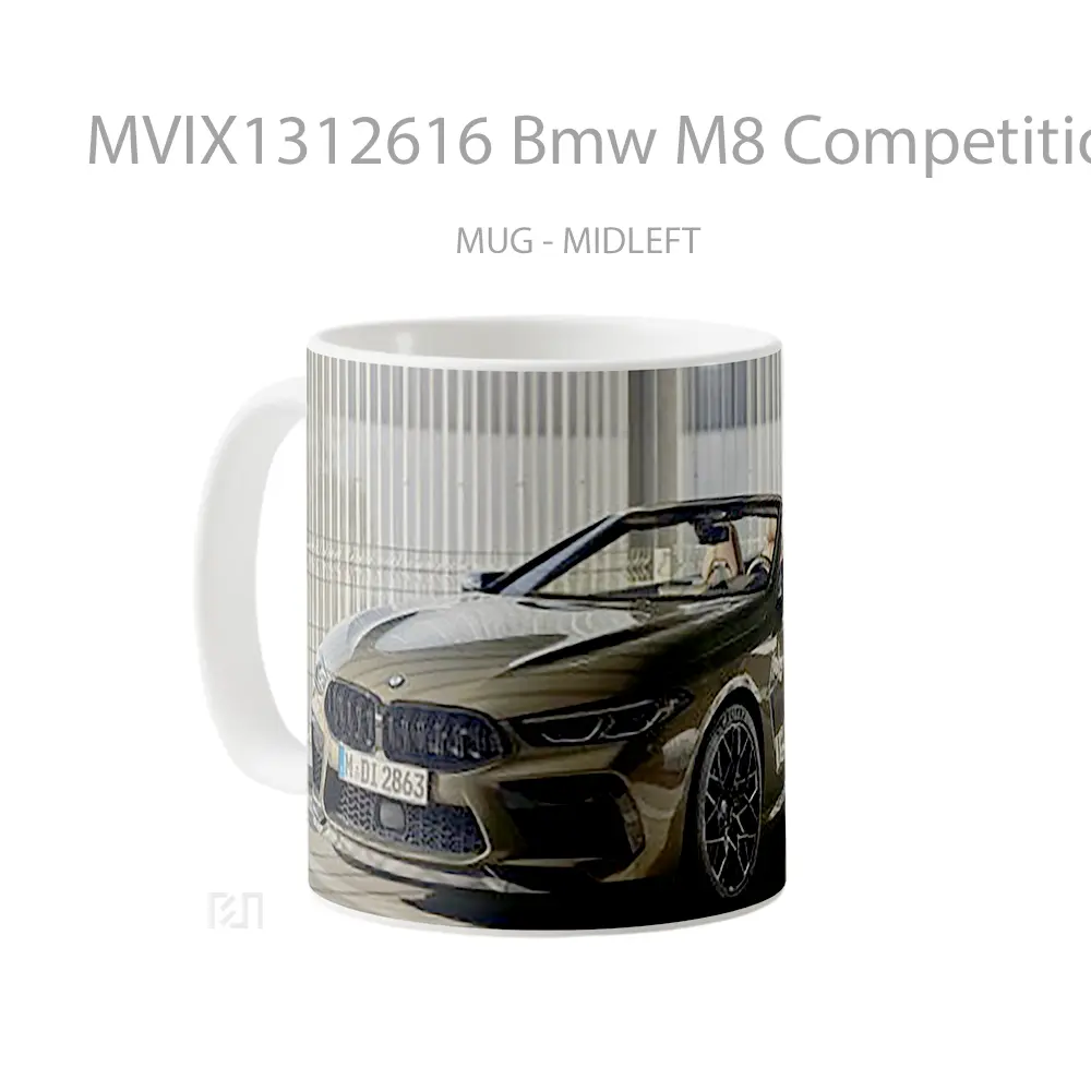 Mug Bmw M8 Competition Cabrio 2022 Cangkir Mobil - All-side / Desain