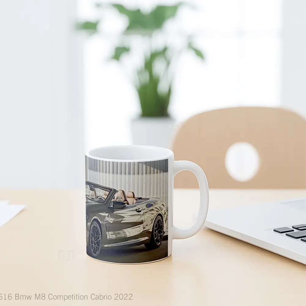 Mug Bmw M8 Competition Cabrio 2022 Cangkir Mobil - All-side / Desain
