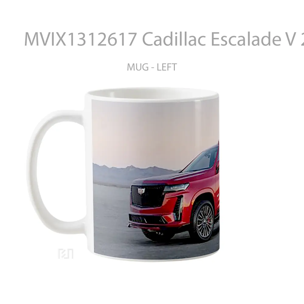 Mug Cadillac Escalade V 2 Gelas Keramik Unik - All-side / Desain