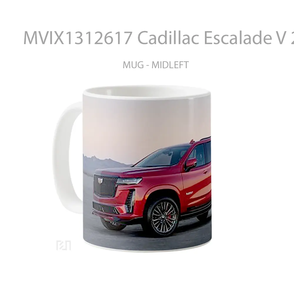 Mug Cadillac Escalade V 2 Gelas Keramik Unik - All-side / Desain