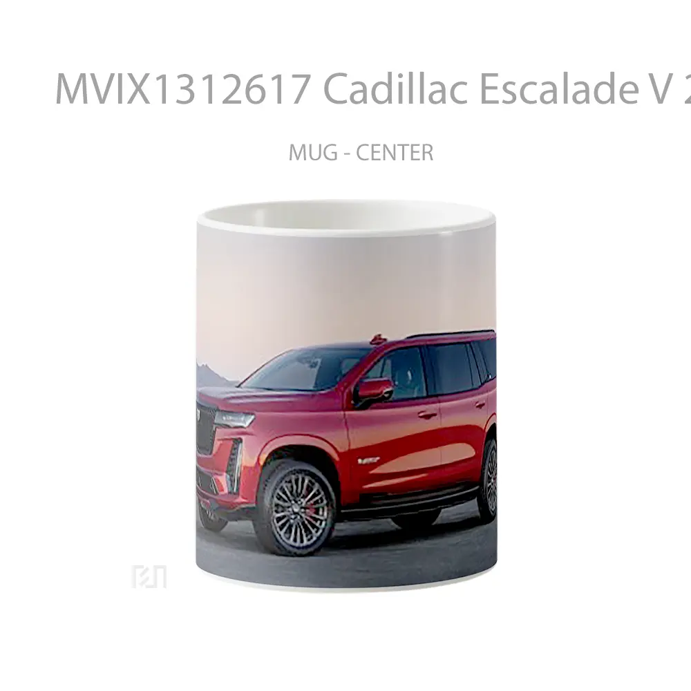 Mug Cadillac Escalade V 2 Gelas Keramik Unik