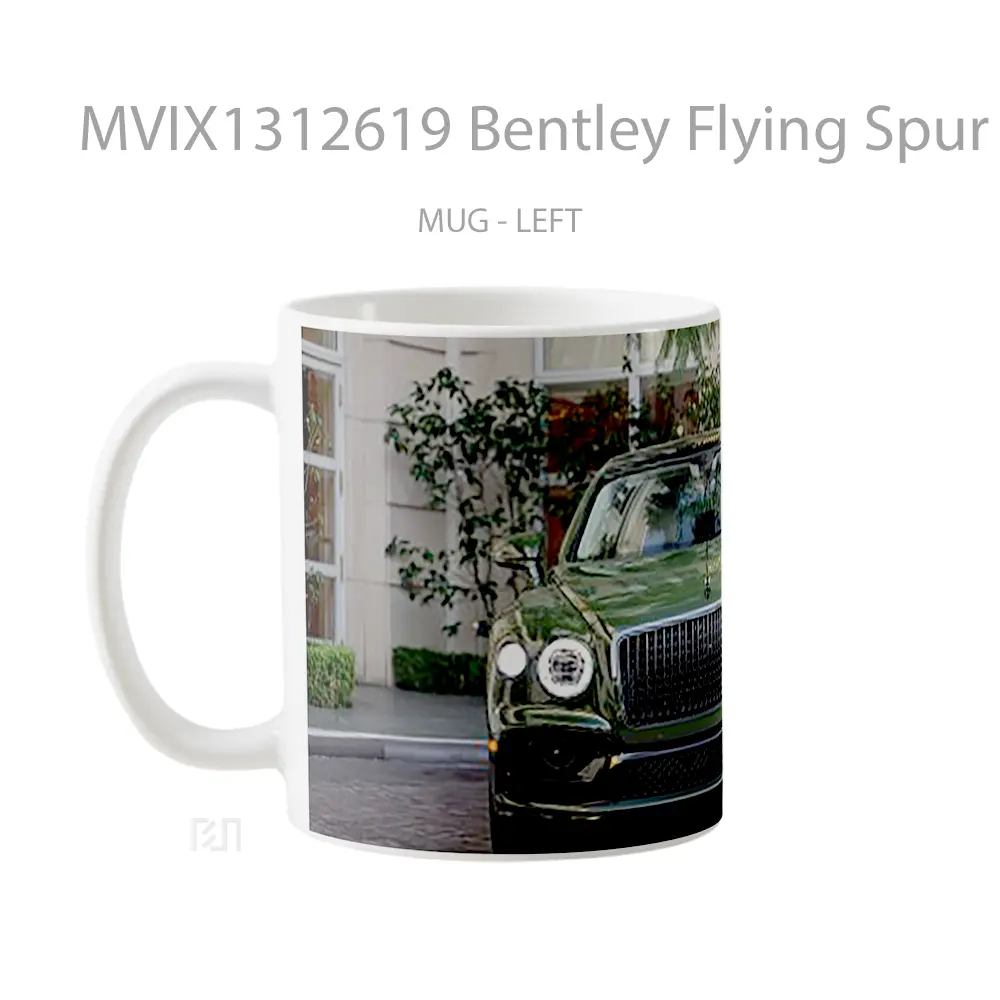 Mug Bentley Flying Spur Hybrid 2022 Cangkir Mobil - All-side / Desain