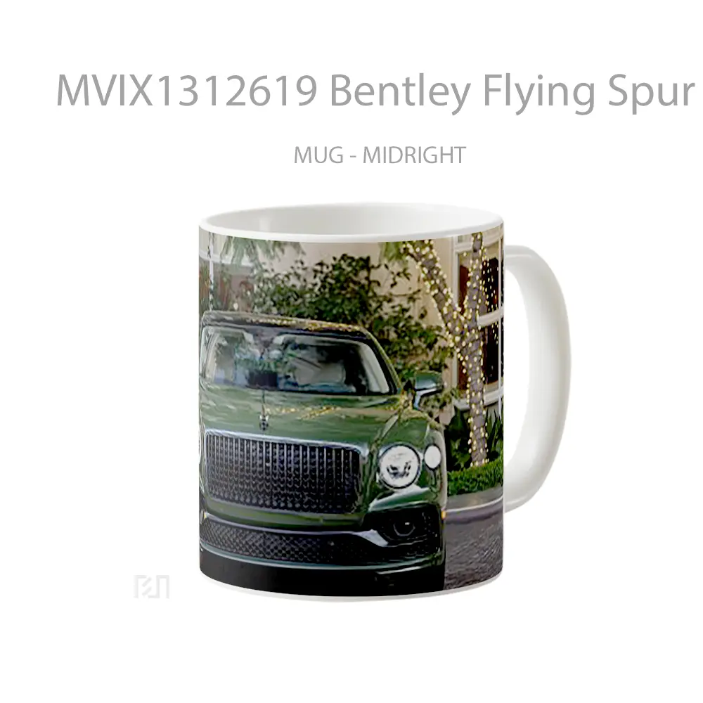 Mug Bentley Flying Spur Hybrid 2022 Cangkir Mobil - All-side / Desain