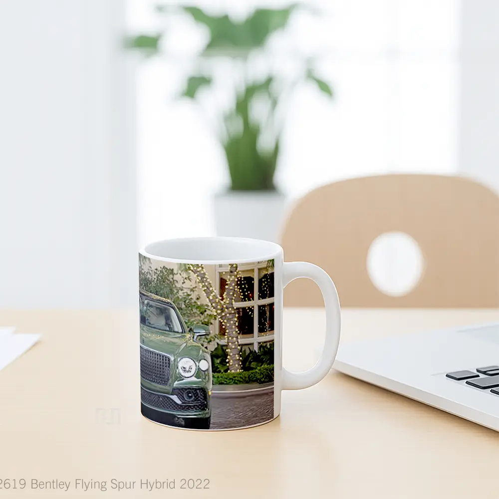 Mug Bentley Flying Spur Hybrid 2022 Cangkir Mobil - All-side / Desain