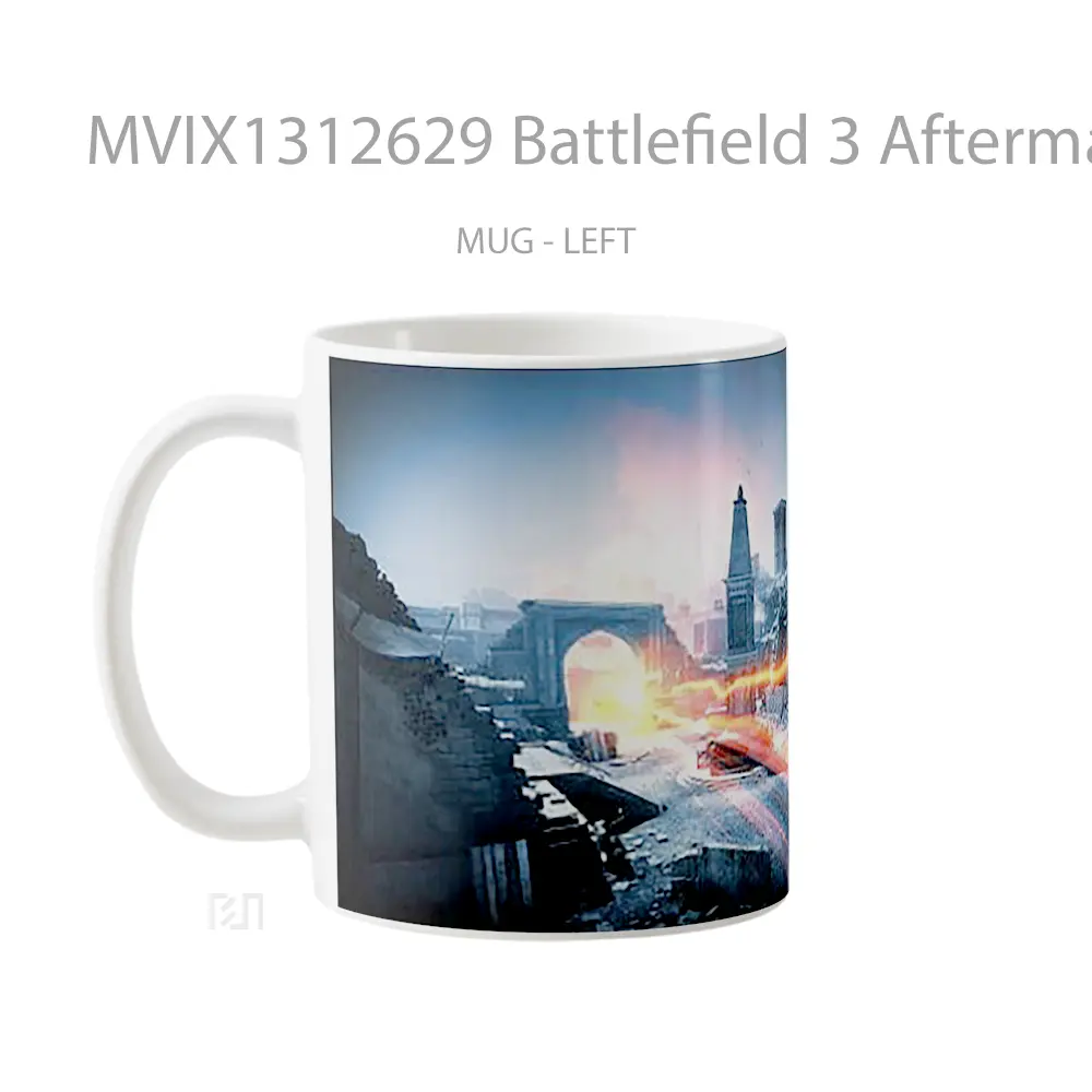 Mug Battlefield 3 Aftermath Gelas Keramik Unik - All-side / Desain