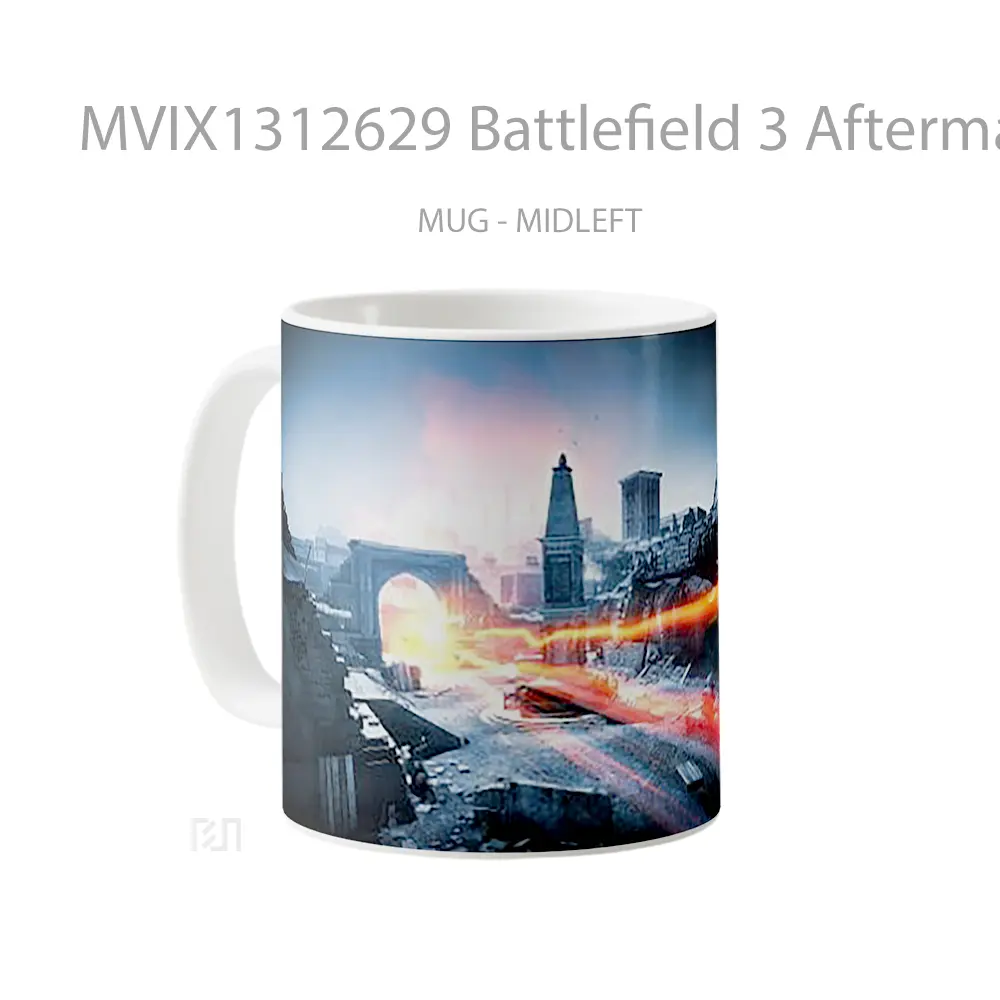 Mug Battlefield 3 Aftermath Gelas Keramik Unik - All-side / Desain