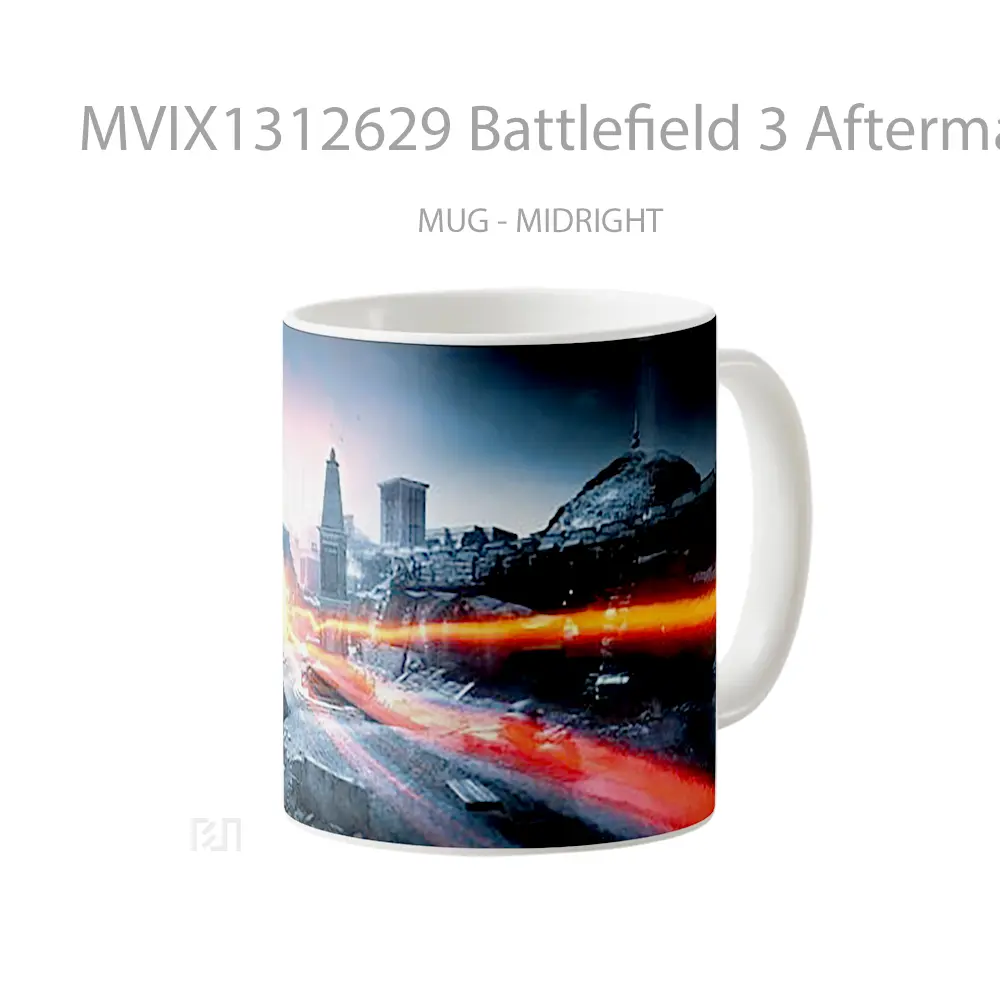 Mug Battlefield 3 Aftermath Gelas Keramik Unik - All-side / Desain