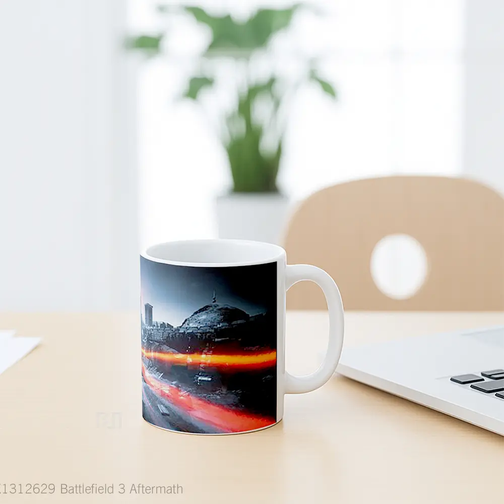 Mug Battlefield 3 Aftermath Gelas Keramik Unik - All-side / Desain