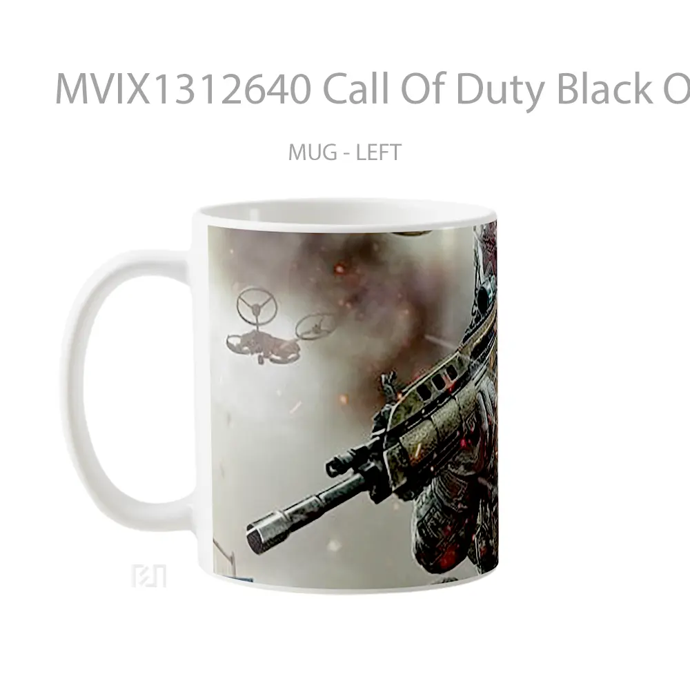 Mug Call Of Duty Black Ops 2 Cangkir Gamer - All-side / Desain