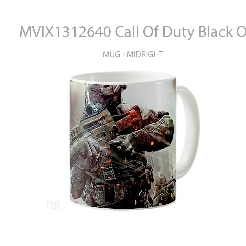 Mug Call Of Duty Black Ops 2 Cangkir Gamer - All-side / Desain