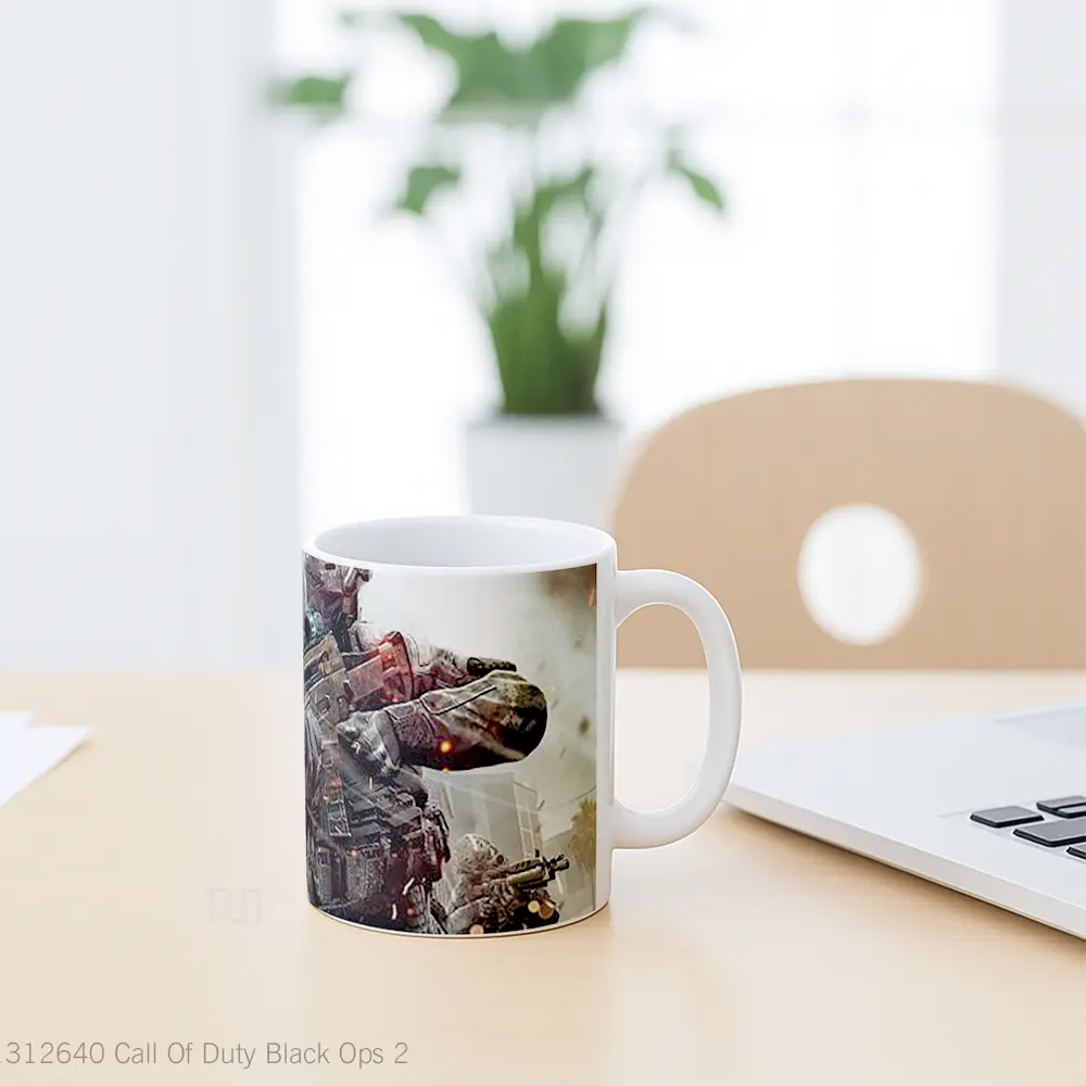 Mug Call Of Duty Black Ops 2 Cangkir Gamer - All-side / Desain