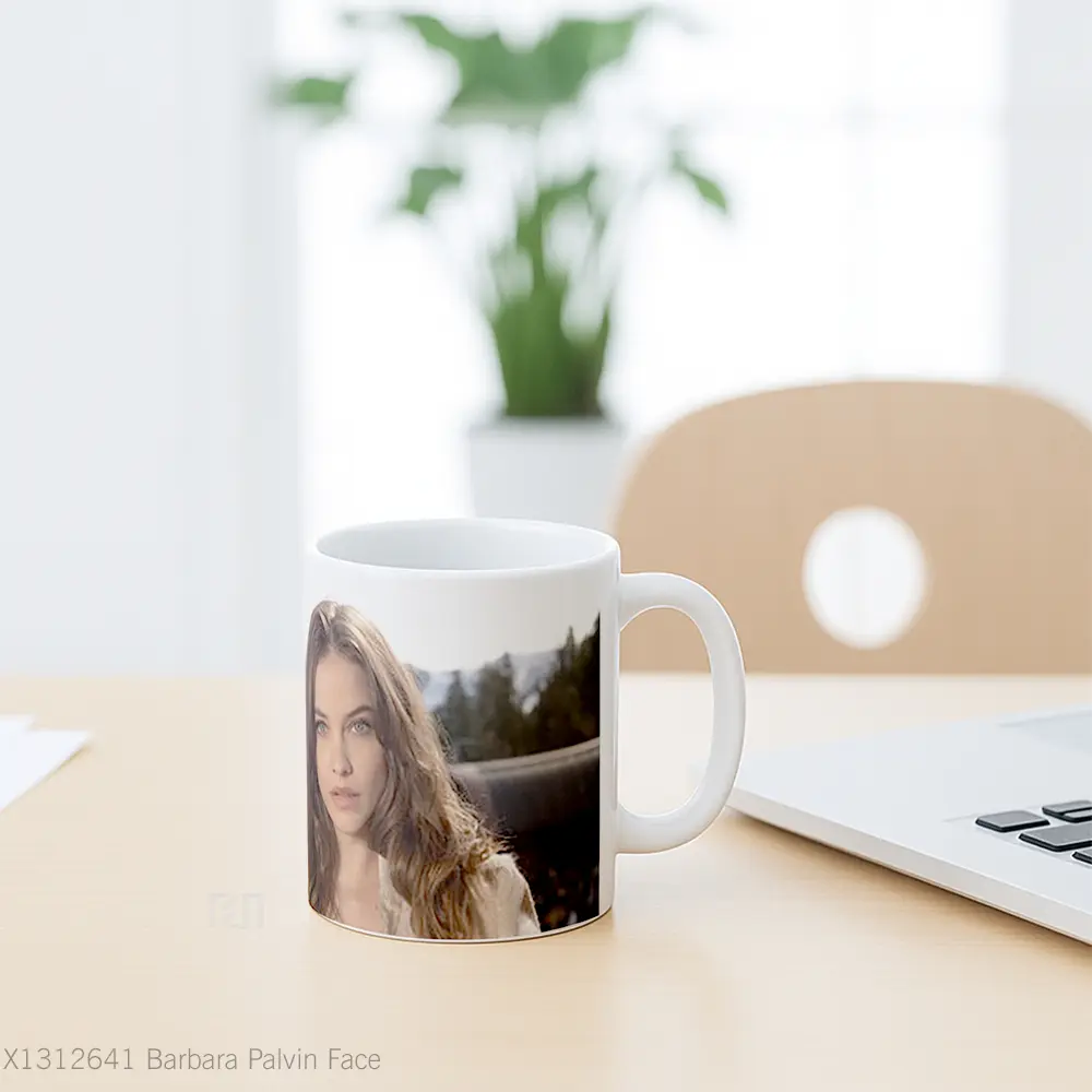 Mug Barbara Palvin Face Gelas Keramik Unik - All-side / Desain