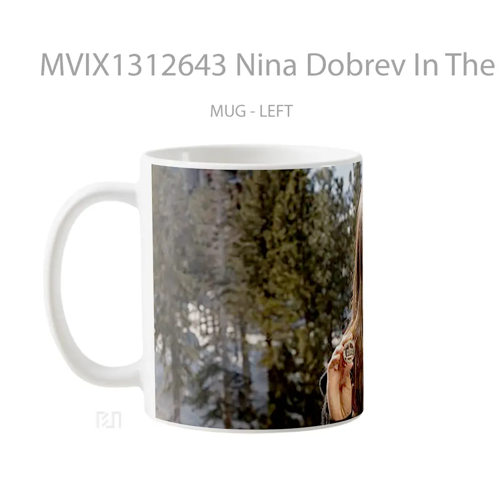 Mug Nina Dobrev In The Forest Gelas Pemandangan Alam - All-side / Desain