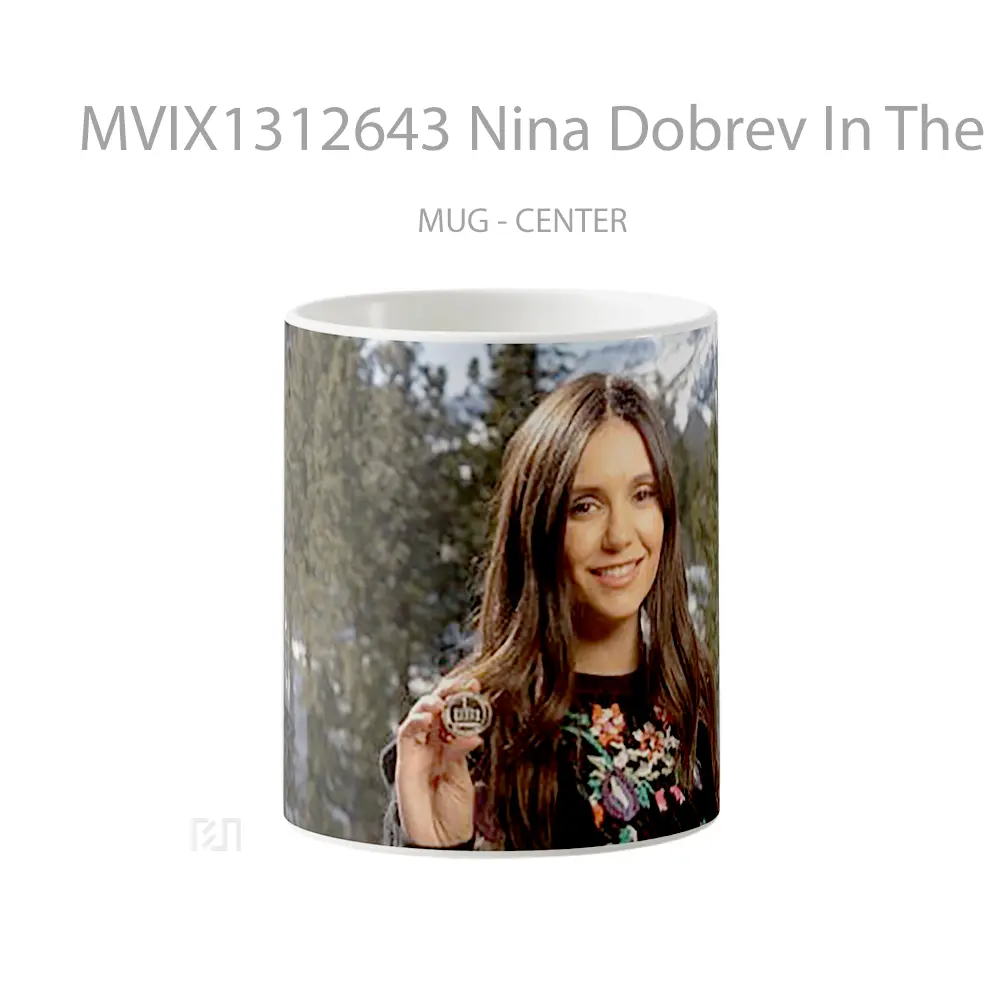 Mug Nina Dobrev In The Forest Gelas Pemandangan Alam