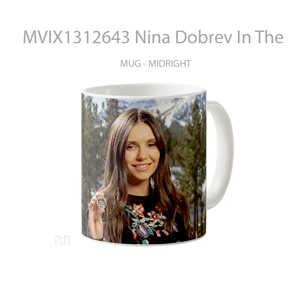 Mug Nina Dobrev In The Forest Gelas Pemandangan Alam - All-side / Desain