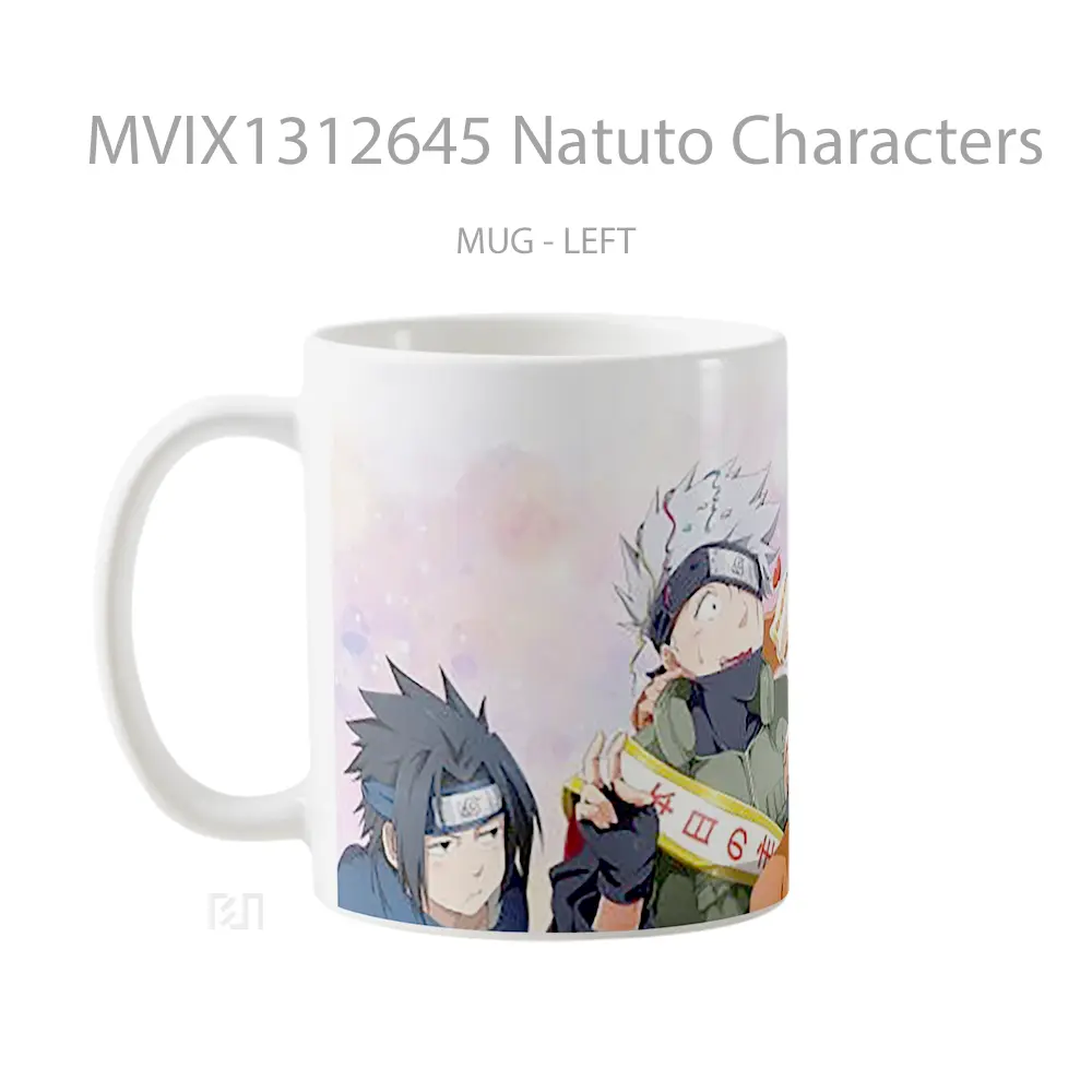 Mug Natuto Characters Gelas Keramik Unik - All-side / Desain