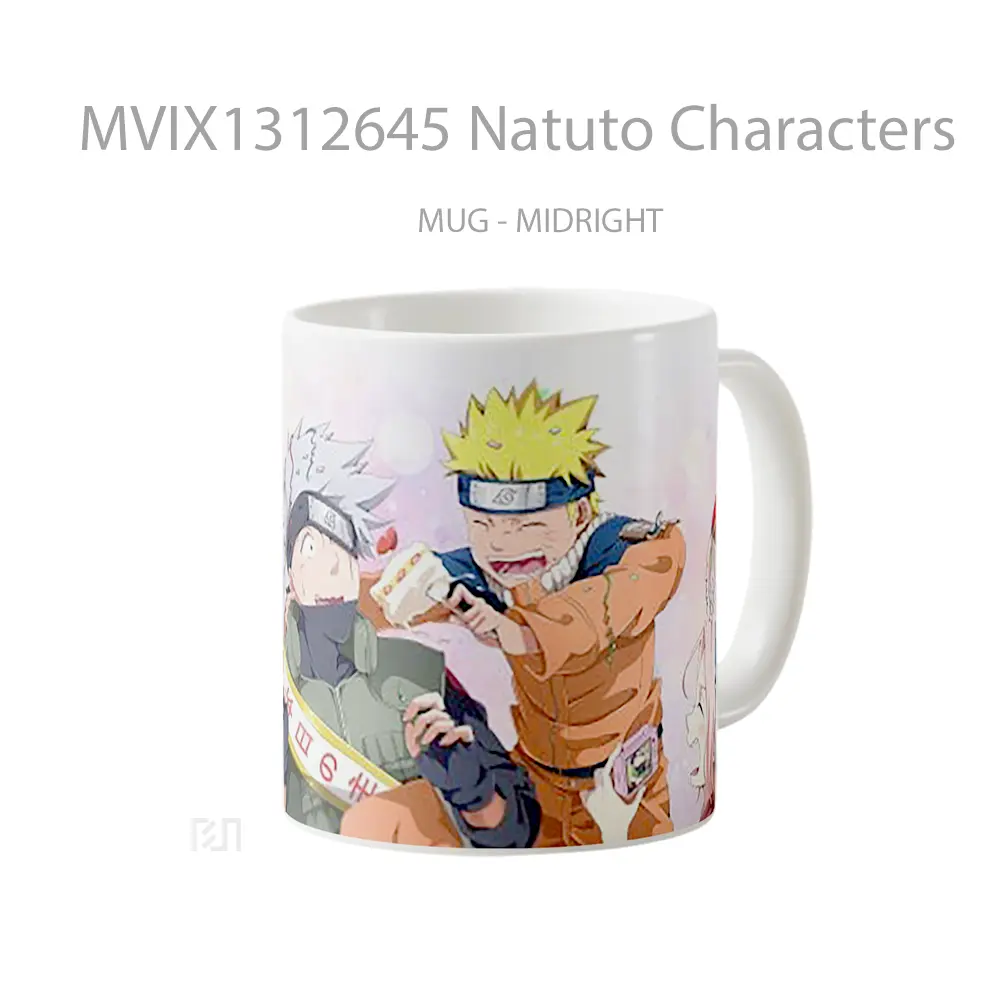 Mug Natuto Characters Gelas Keramik Unik - All-side / Desain