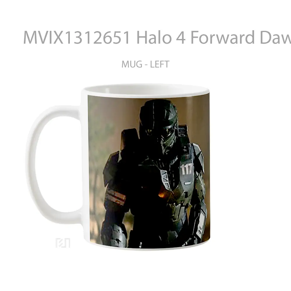 Mug Halo 4 Forward Dawn Cangkir Gamer - All-side / Desain