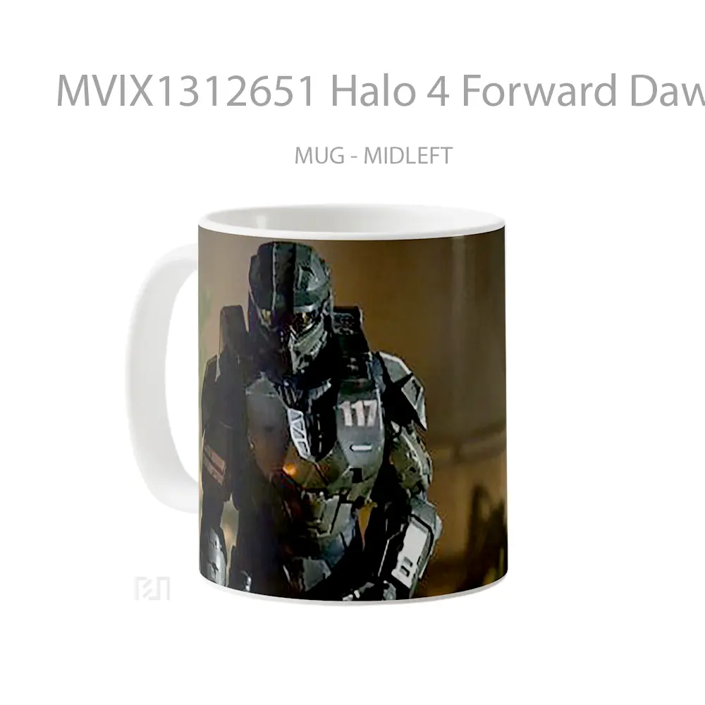 Mug Halo 4 Forward Dawn Cangkir Gamer - All-side / Desain
