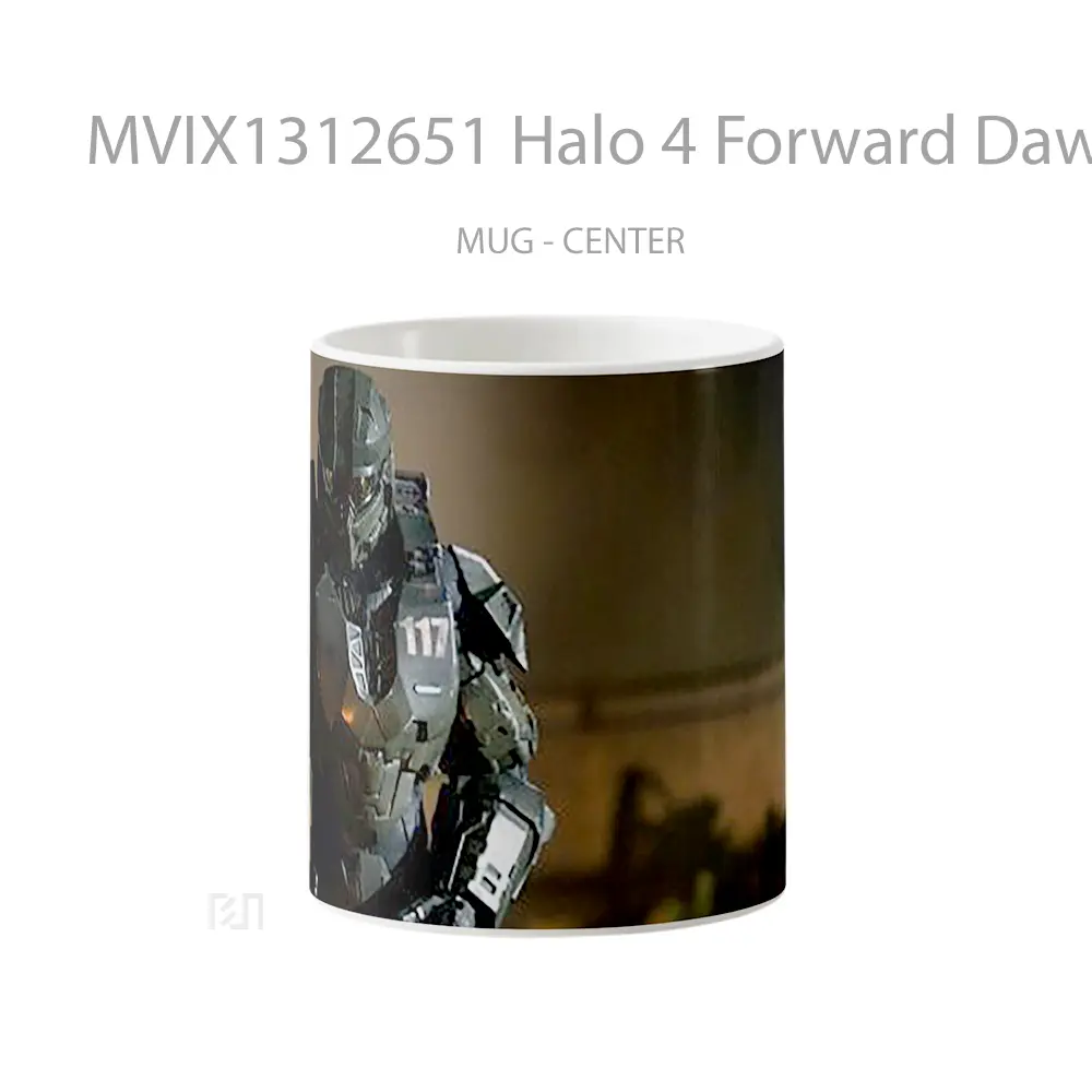 Mug Halo 4 Forward Dawn Cangkir Gamer