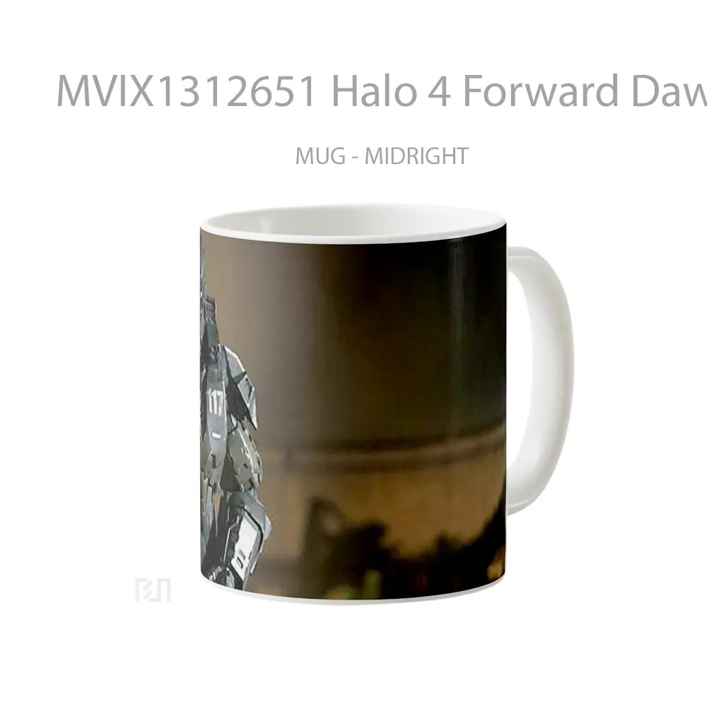 Mug Halo 4 Forward Dawn Cangkir Gamer - All-side / Desain