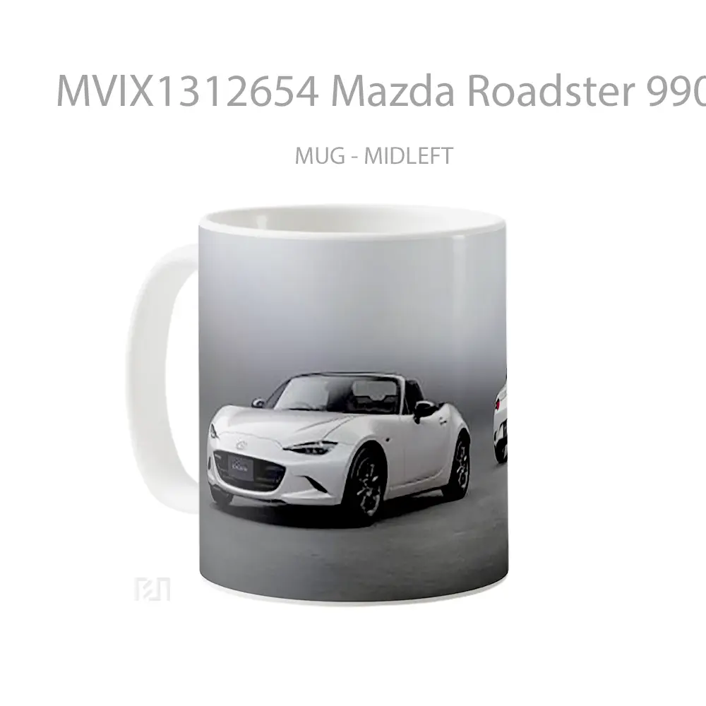 Mug Mazda Roadster 990S Cangkir Mobil - All-side / Desain