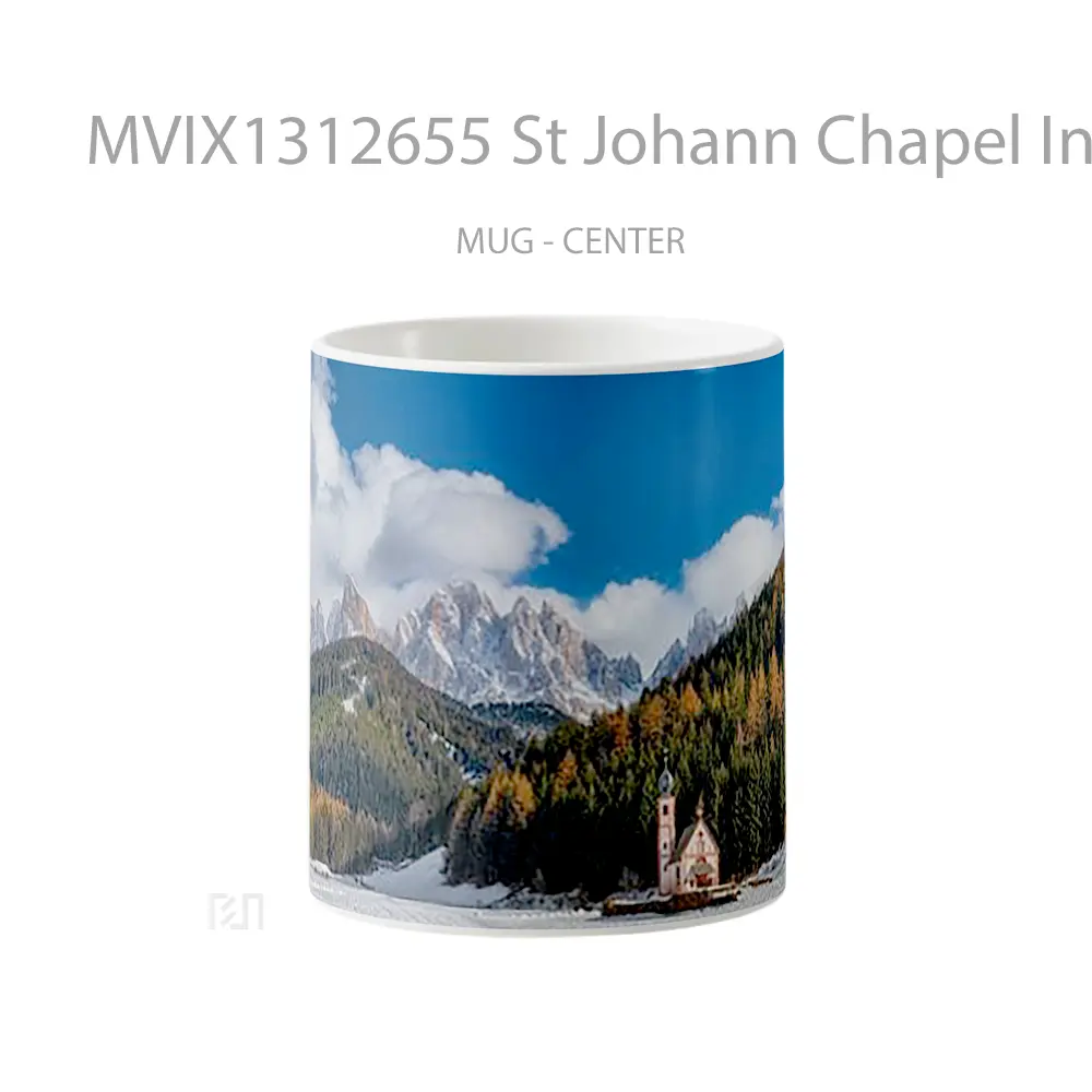 Mug St Johann Chapel In The Forest Gelas Pemandangan Alam