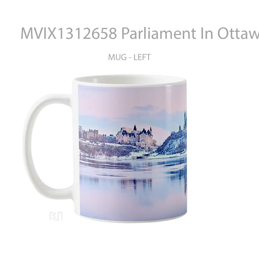 Mug Parliament In Ottawa Canada Gelas Keramik Unik - All-side / Desain