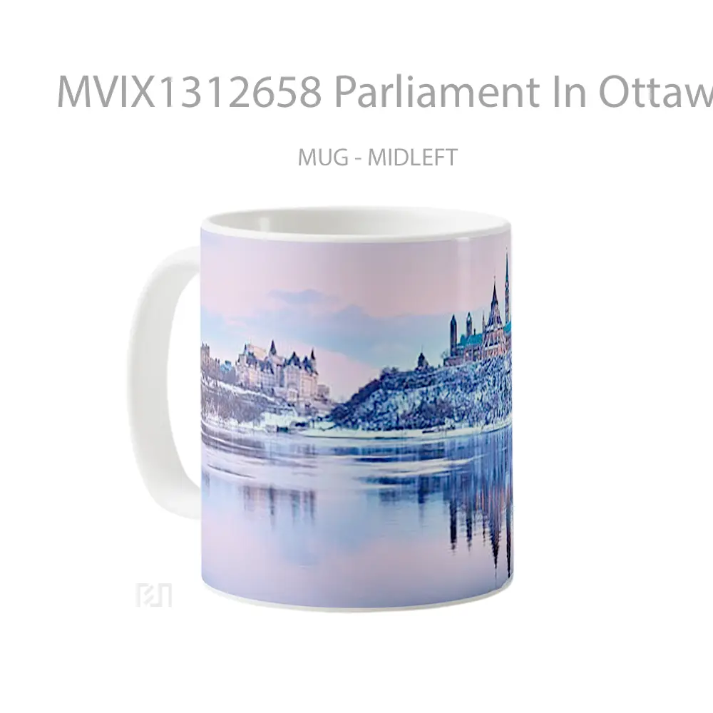 Mug Parliament In Ottawa Canada Gelas Keramik Unik - All-side / Desain