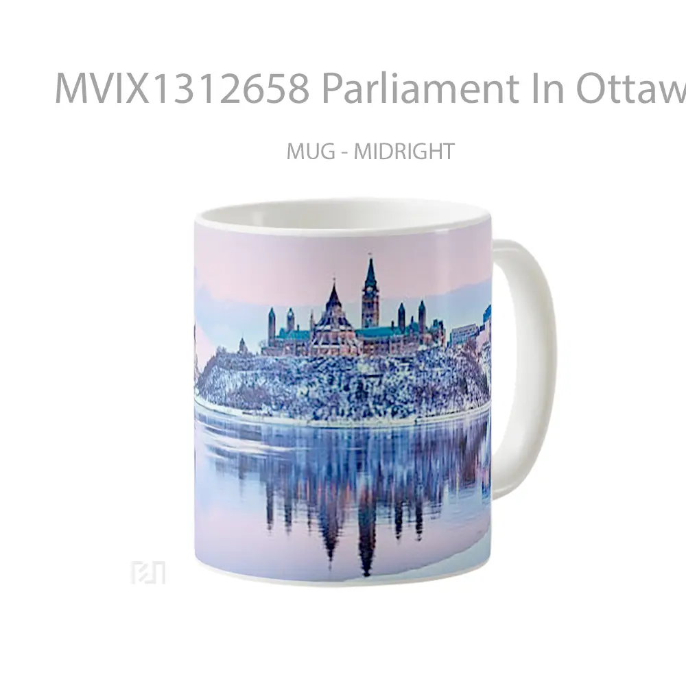 Mug Parliament In Ottawa Canada Gelas Keramik Unik - All-side / Desain