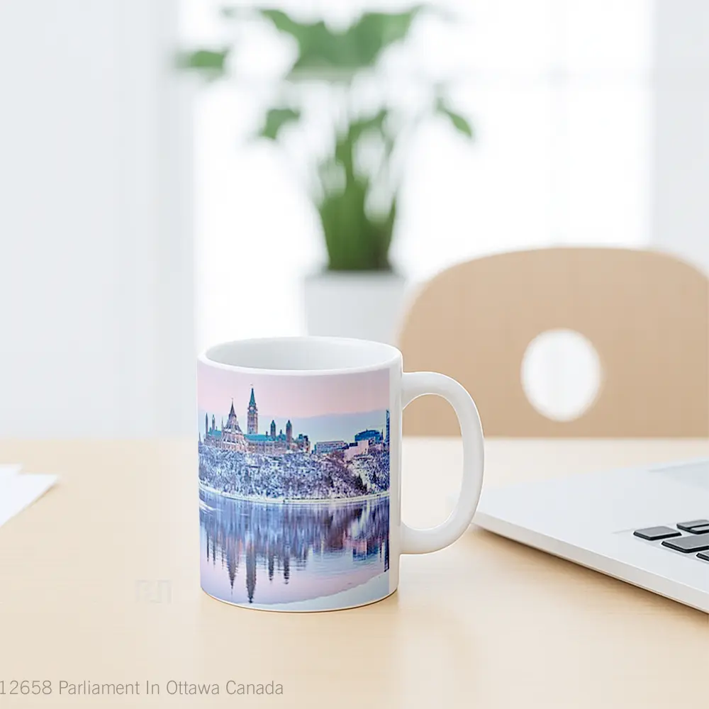 Mug Parliament In Ottawa Canada Gelas Keramik Unik - All-side / Desain
