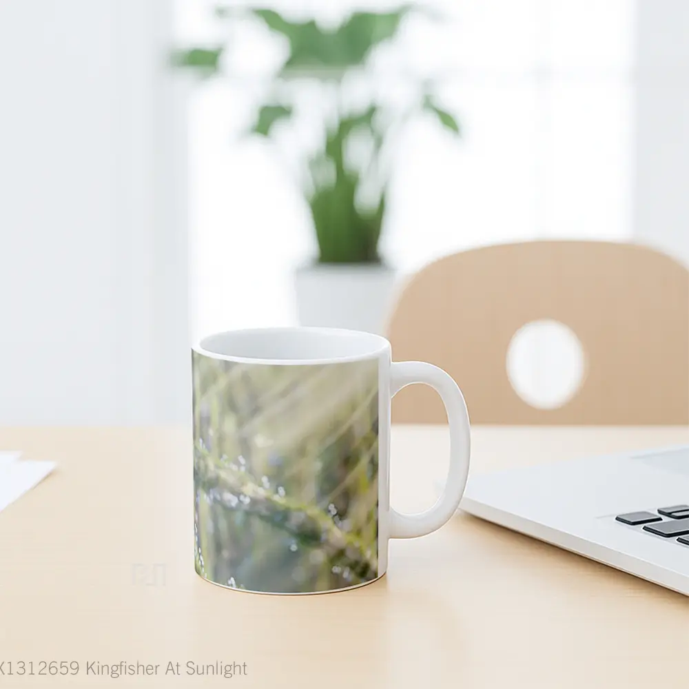 Mug Kingfisher At Sunlight Gelas Keramik Unik - All-side / Desain