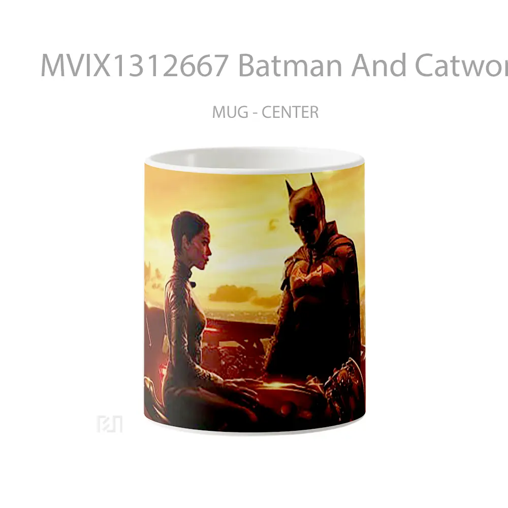 Mug Batman And Catwoman In The Batman Gelas Superhero