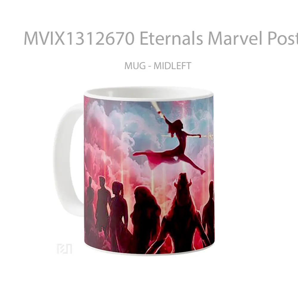 Mug Eternals Marvel Poster Gelas Superhero - All-side / Desain
