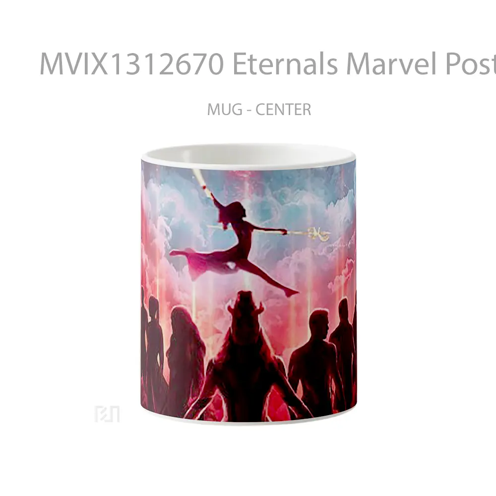 Mug Eternals Marvel Poster Gelas Superhero