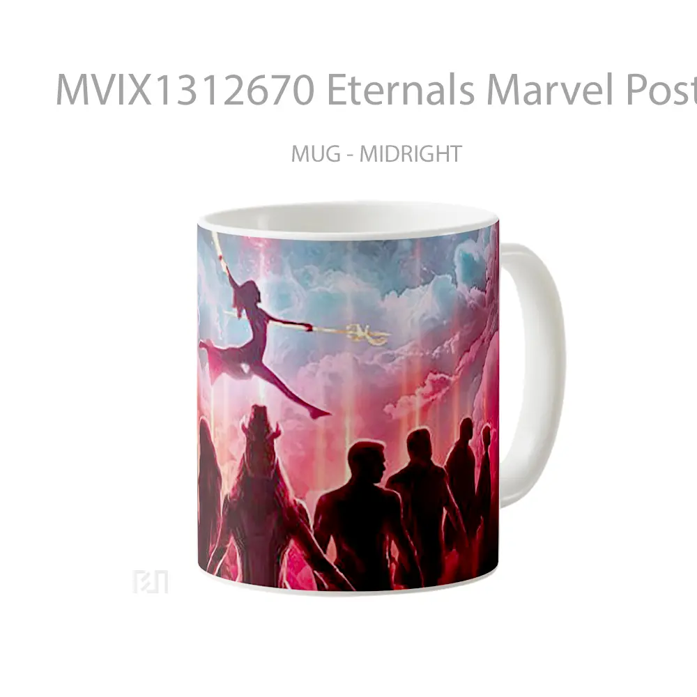 Mug Eternals Marvel Poster Gelas Superhero - All-side / Desain