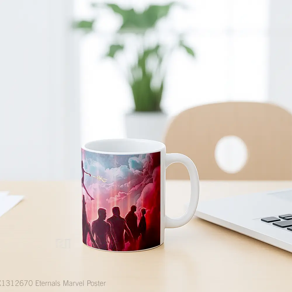 Mug Eternals Marvel Poster Gelas Superhero - All-side / Desain