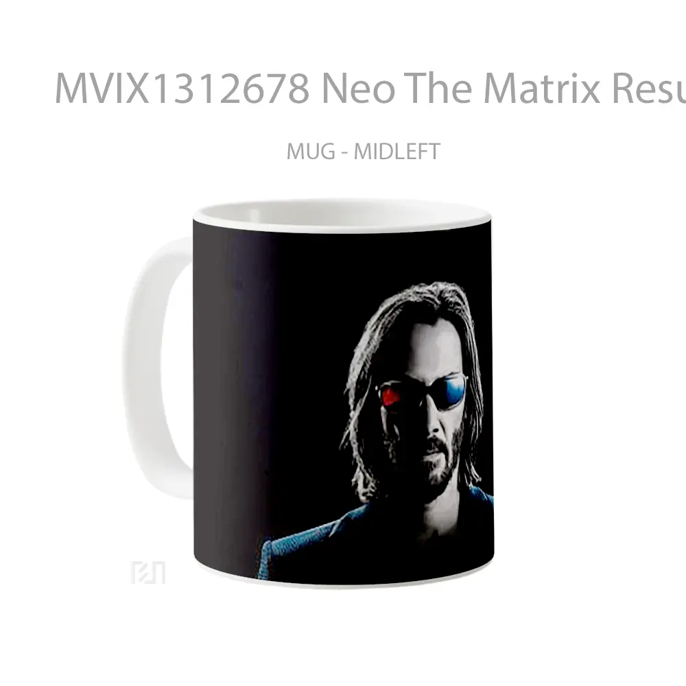 Mug Neo The Matrix Resurrections Gelas Film - All-side / Desain