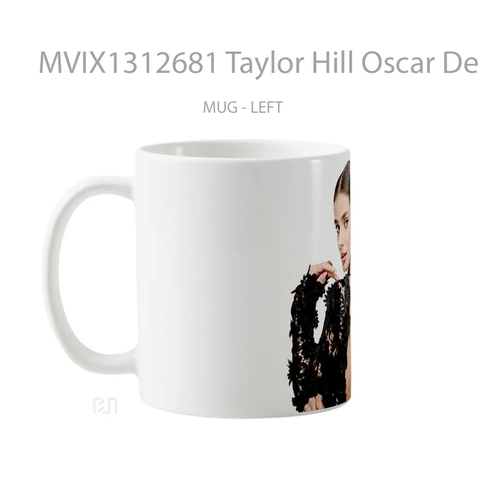 Mug Taylor Hill Oscar De La Renta Gelas Selebriti - All-side / Desain