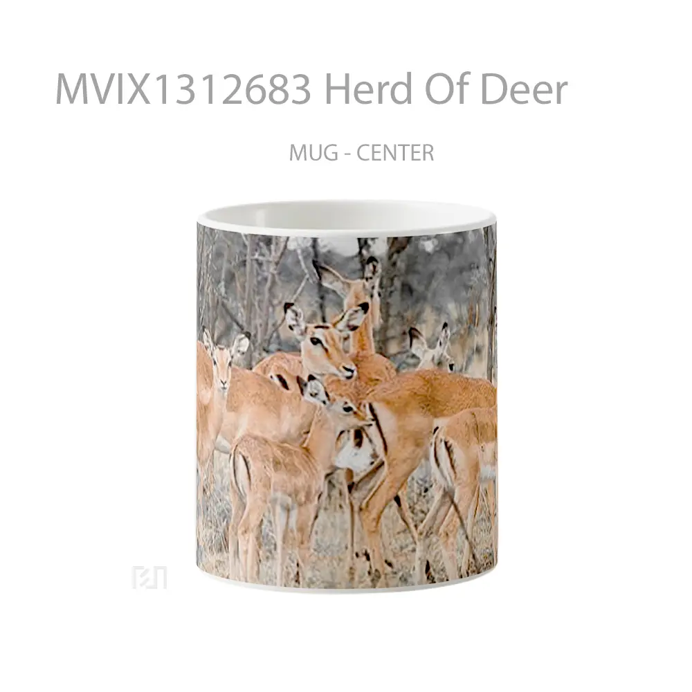 Mug Herd Of Deer Gelas Hewan Lucu