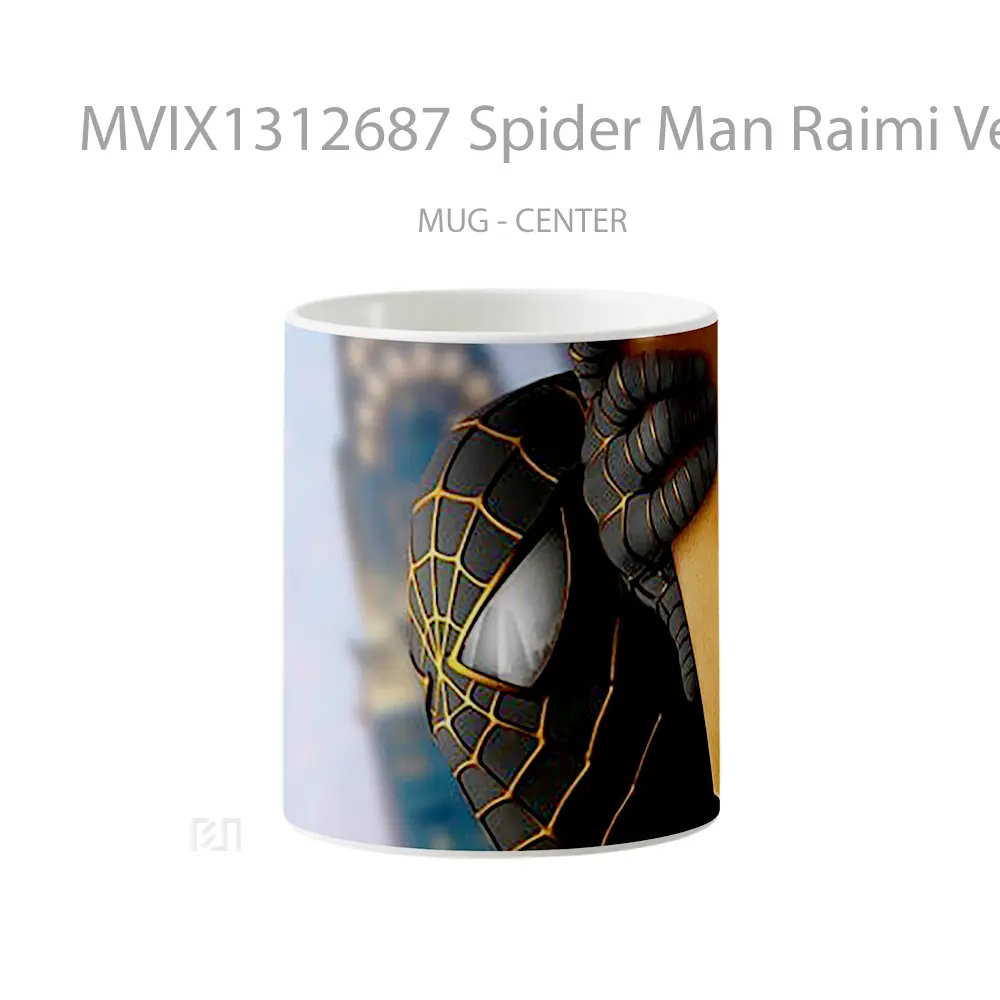 Mug Spider Man Raimi Verse Gold Suit Gelas Superhero