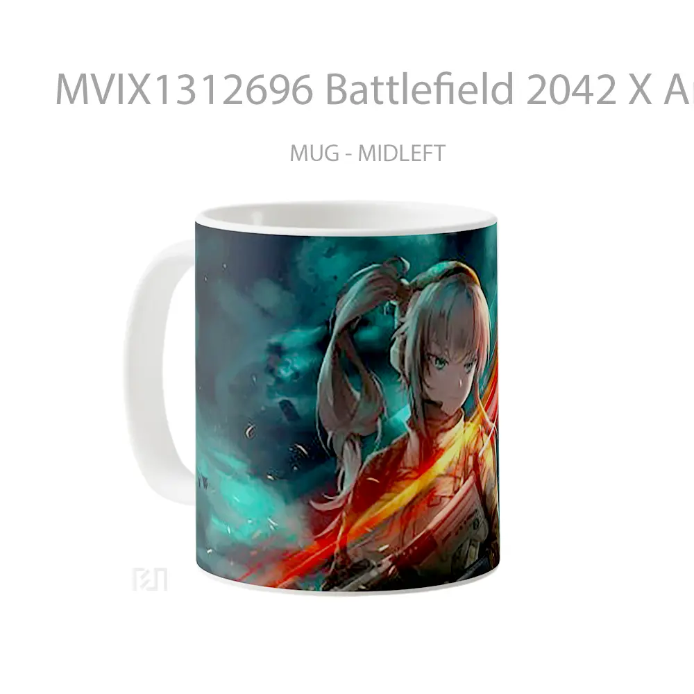 Mug Battlefield 2042 X Anime Cangkir Anime - All-side / Desain
