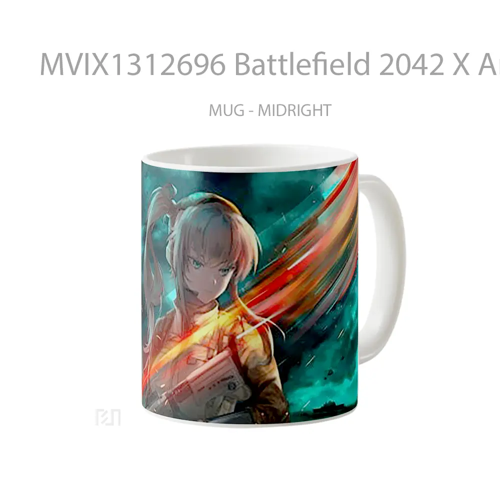 Mug Battlefield 2042 X Anime Cangkir Anime - All-side / Desain